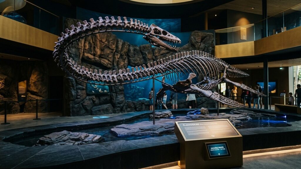 Squelette d’Elasmosaure aux Enchères : Nessie à Beauval