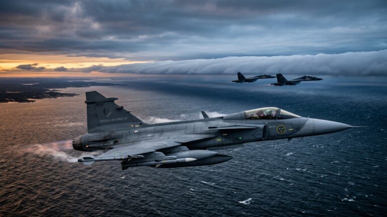 Suède Intercepte Chasseurs Russes : Tensions en Mer Baltique
