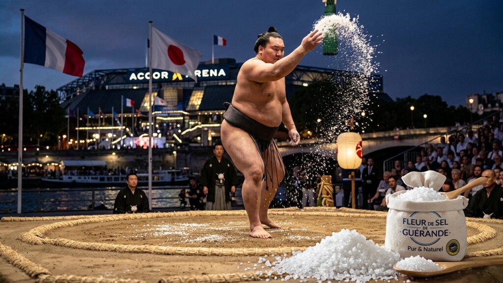 Sumo Paris : Le Sel de Guérande Purifie l&rsquo;Arène de l&rsquo;Accor Arena
