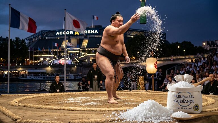 Sumo Paris : Le Sel de Guérande Purifie l&rsquo;Arène de l&rsquo;Accor Arena