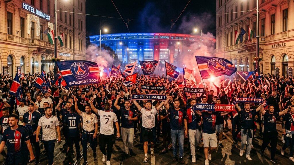 Supporters du PSG Prêts à Conquérir Budapest pour la Finale Européenne