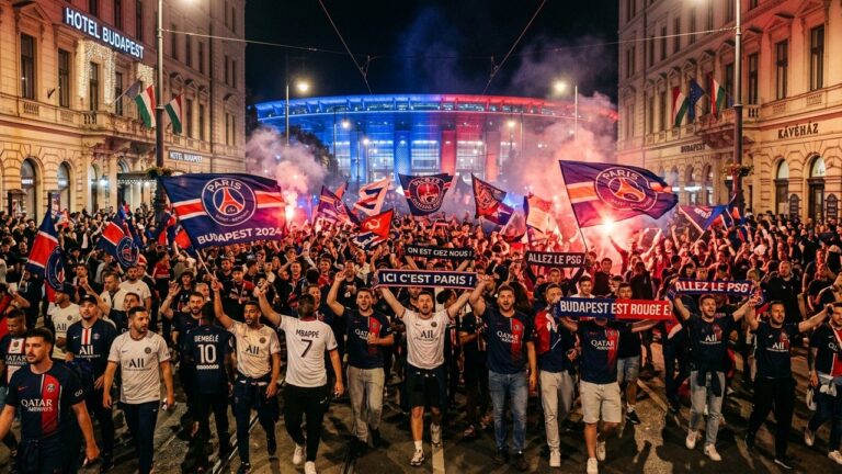 Supporters du PSG Prêts à Conquérir Budapest pour la Finale Européenne