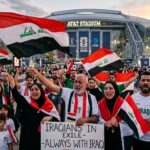 Supporters Irakiens en ExGenerating the blog articleil : Le Foot Unit Leur Peuple