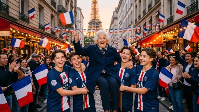Supporters PSG et Mamie Mireille : Une Rencontre Émouvante