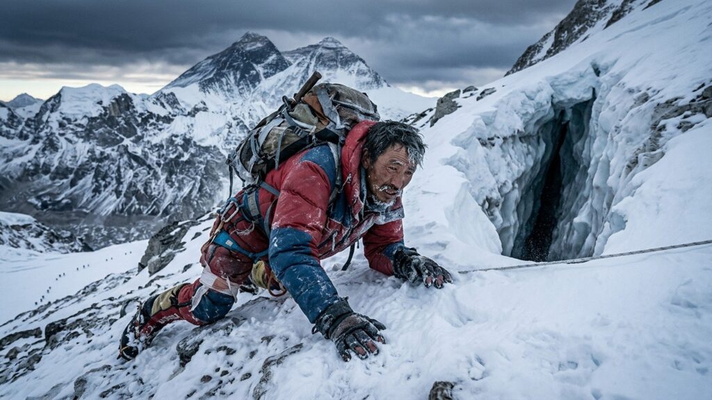 Survie Miraculeuse d’un Alpiniste sur l’Everest : Six Jours en Enfer