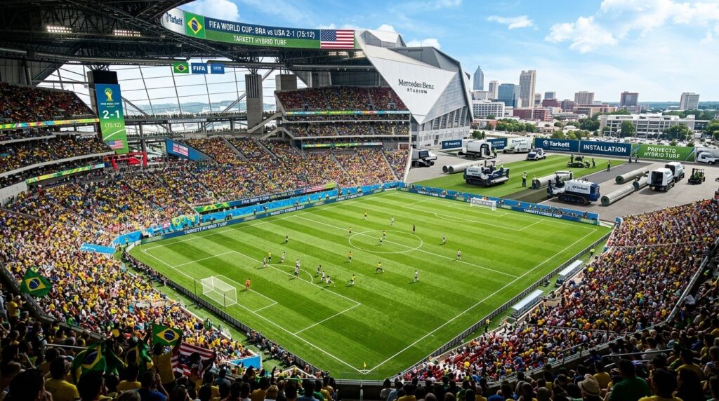 Tarkett et Pelouses Hybrides : Adapter les Stades US pour la Coupe du Monde
