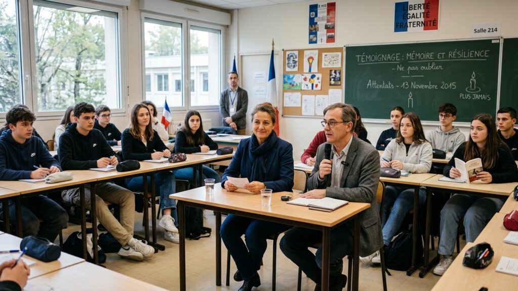 Témoignages Poignants De Proches De Victimes Du Terrorisme Devant Des Lycéens