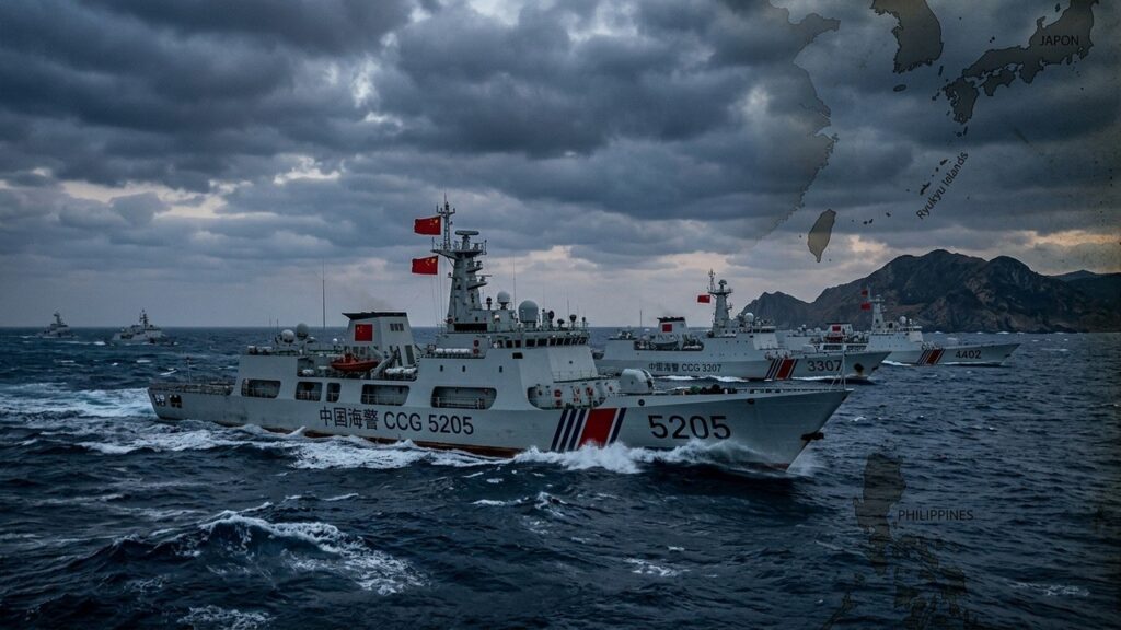 Tensions Maritimes : La Chine Lance une Opération près de Taïwan
