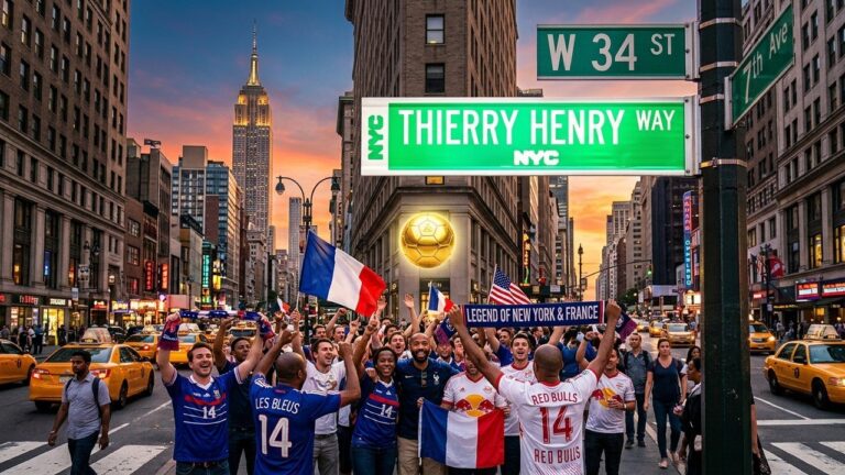Thierry Henry Way : L&rsquo;Hommage Émouvant de New York à la Légende Française