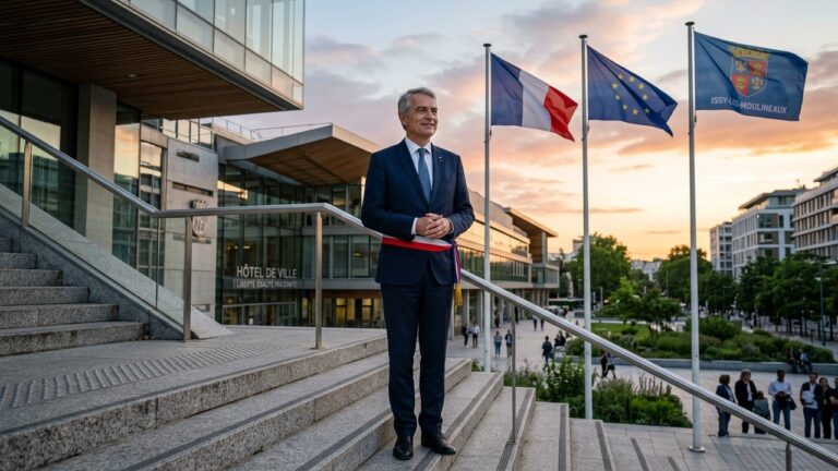 Thierry Lefèvre Nouveau Maire d’Issy-les-MouWriting the blog articlelineaux Après Santini