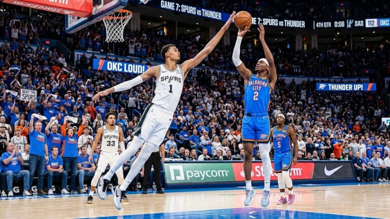 Thunder Spurs : Heure et Chaîne pour le Match 7 des Finales NBA