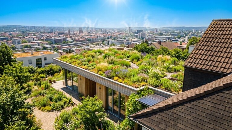 Toitures Végétalisées : Solutions Naturelles Efficaces Contre la Canicule