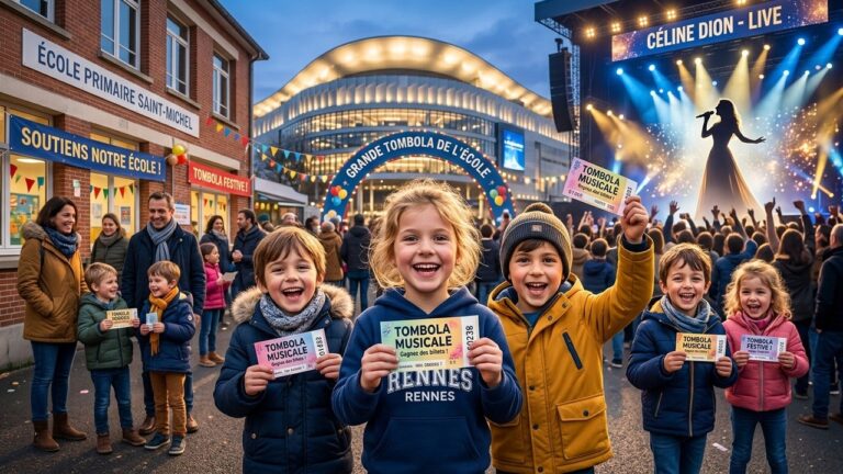 Tombola à Rennes : Billets VIP pour Céline Dion à Gagner