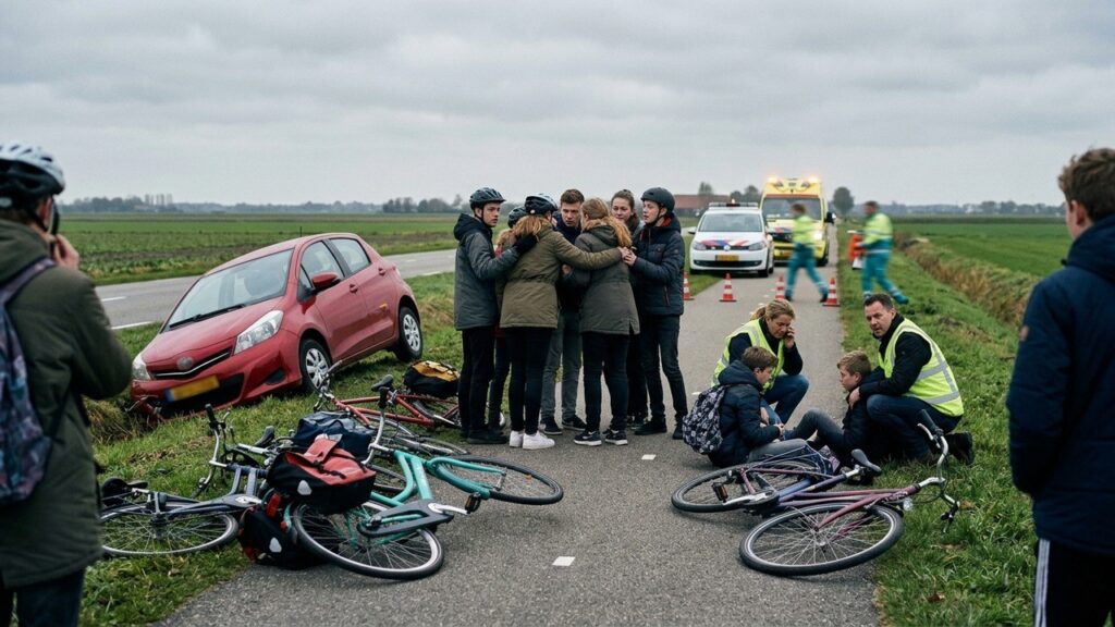 Tragédie aux Pays-Bas : Voiture Percute Enfants à Vélo en Sortie Scolaire