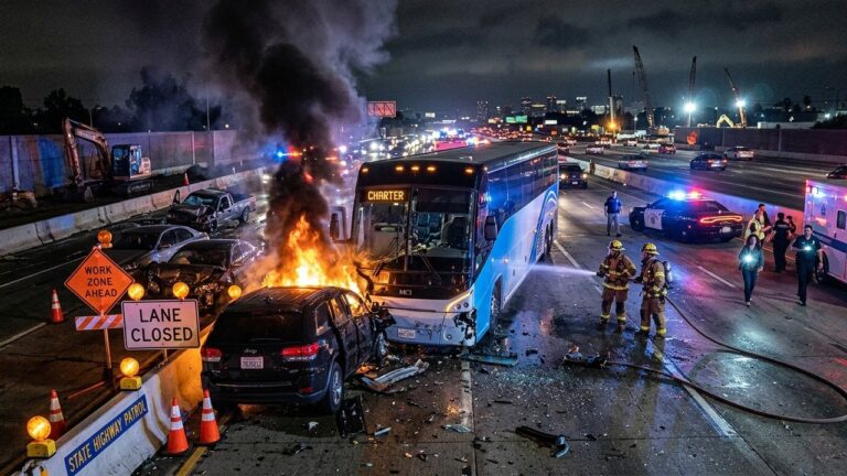 Tragédie en Virginie : Cinq Morts dans un Carambolage Impliquant un Bus