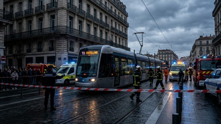 Tragique Accident à Marseille : Un Piéton Percuté par un Tramway