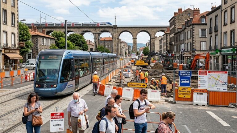 Tramway Clermont-Ferrand : Un Nouvel Été Sous Chantier