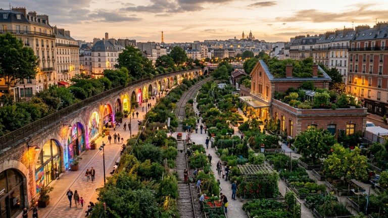Transformation Petite Ceinture Paris : Art et Alimentation Durable