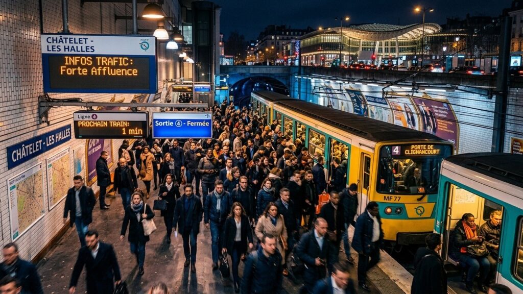 Transports Paris : Affluence Massive Ce Week-End Des 30 Et 31 Mai