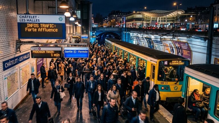 Transports Paris : Affluence Massive Ce Week-End Des 30 Et 31 Mai