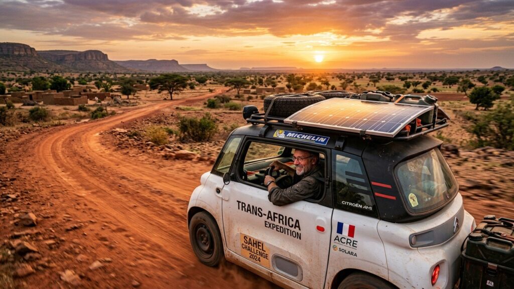 Traversée de l&rsquo;Afrique en Citroën Ami : L&rsquo;Aventure Folle d&rsquo;Éric Vigouroux
