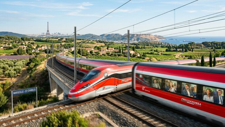Trenitalia Paris Marseille : Plus d&rsquo;Un Million de Voyageurs en un An