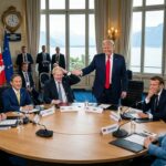 Trump Au G7 D&rsquo;Evian : Arrivée En Retard Et Déclaration Choc