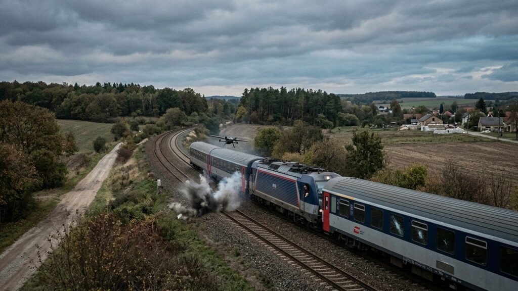 Un Mort dans une Attaque de Drone Ukrainienne sur un Train vers la Crimée