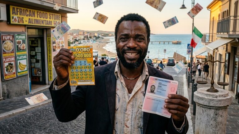 Un Nigérian Sans Papiers Gagne 500 000 Euros à la Loterie Italienne