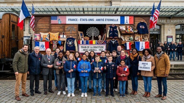 Un Wagon de Cadeaux pour les 250 Ans des États-Unis : l&rsquo;Initiative des Jeunes de la Somme