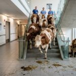 Vaches En Fuite Dans Un Hôpital Allemand : L'Escapade Incroyable