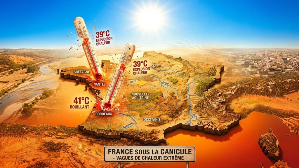 Vague de Chaleur Record en France : La Moitié du Pays Touchée