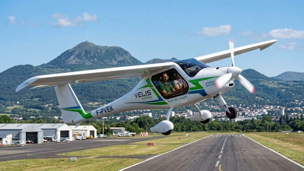 Velis Electro : L&rsquo;Avion École Électrique Révolutionne la Formation en Auvergne