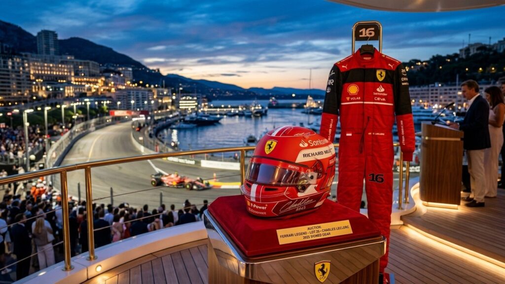Vente Enchères F1 Monaco : Pilotes Unis Pour Sécurité Routière