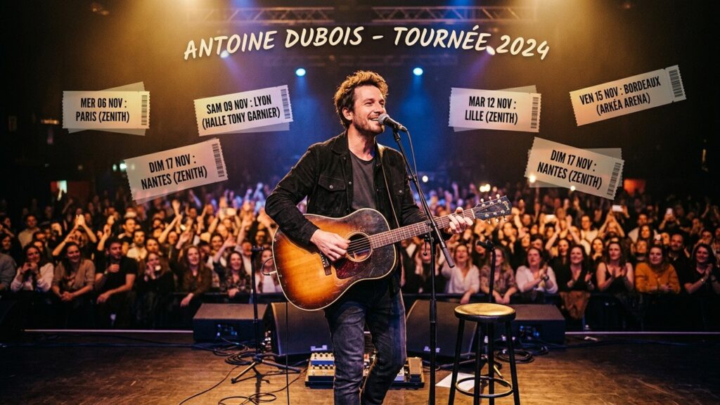 Vianney en Tournée 2027 : BilPlanning the article structureletterie Ouverte, Préparez-Vous !
