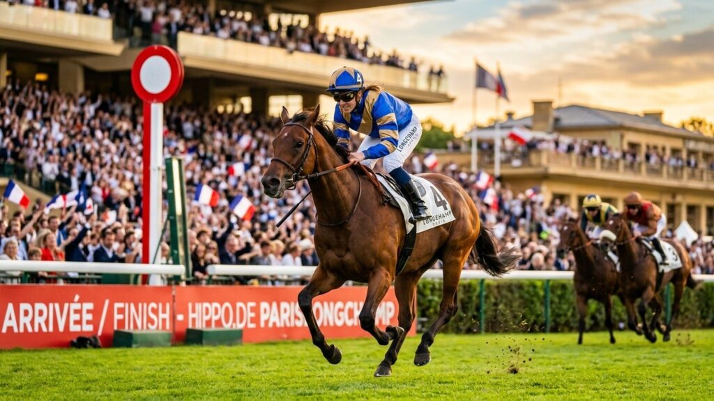 Victoire de Topy’Sim au Grand Prix des Femmes Jockeys à Longchamp