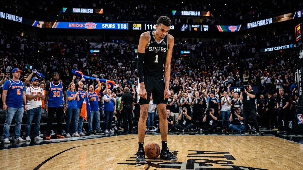 Victor Wembanyama : Les Spurs S&rsquo;Inclinent En Match 1 Des Finales NBA Face Aux Knicks