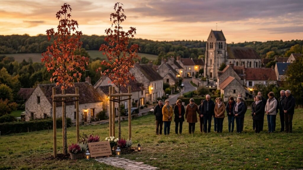 Villers-en-Arthies : Hommage Émouvant à Jade et Ambre