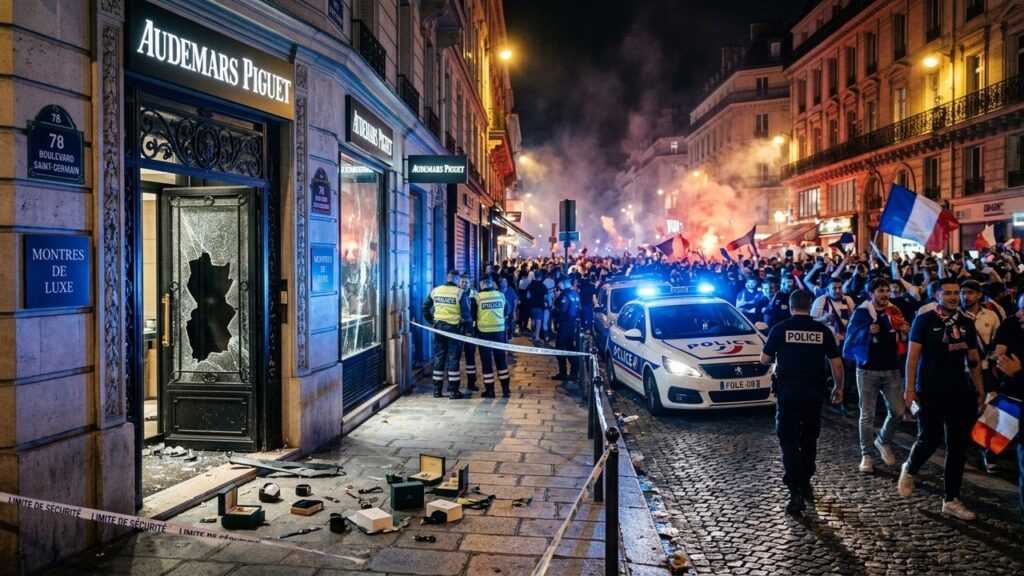 Violences Après Victoire PSG : Cambriolage d&rsquo;Horlogerie à Paris