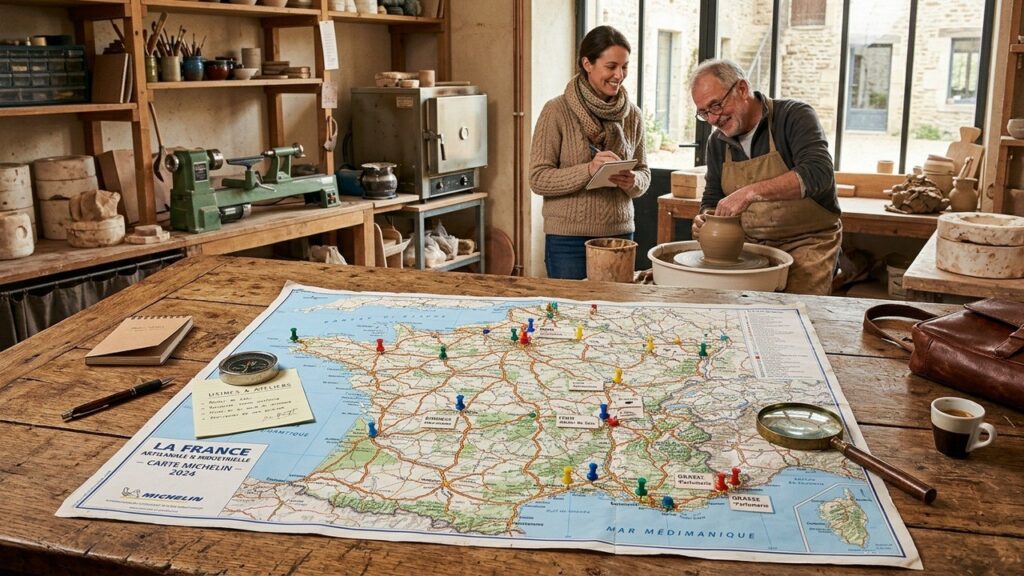 Visitez Ateliers et Usines de France Cet Été Grâce à la Carte Michelin