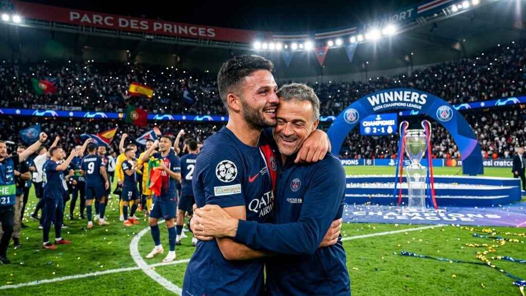 Vitinha Rend un Hommage Vibrant à Luis Enrique Après le Titre Historique du PSG