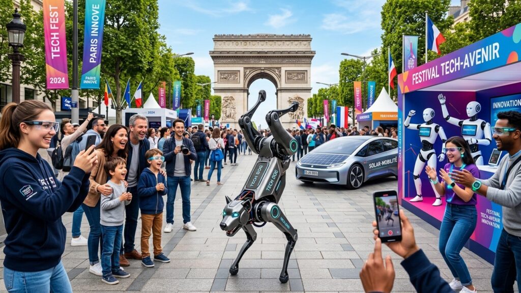 VivaTech 10 Ans : Robots et Innovations Envahissent les Champs-Élysées
