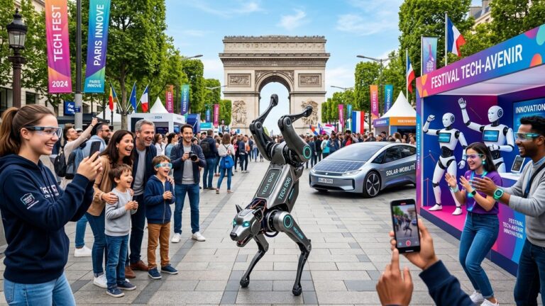 VivaTech 10 Ans : Robots et Innovations Envahissent les Champs-Élysées