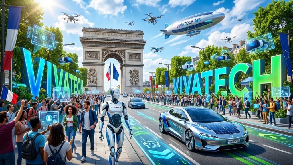 VivaTech 10 Ans : Robots et Innovations sur les Champs-Élysées