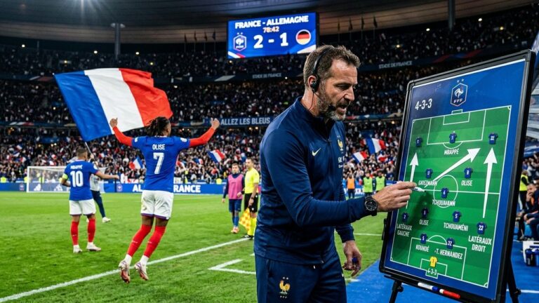 Wilfried Nancy Débrief FranceAnalyzing the tactical differences Irlande Nord : Analyse Tactique Bleus