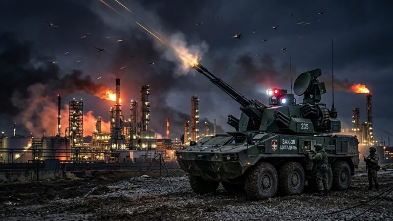 ZAK-30 Citadel : Le Nouveau Système Antiaérien Russe Protège les Raffineries