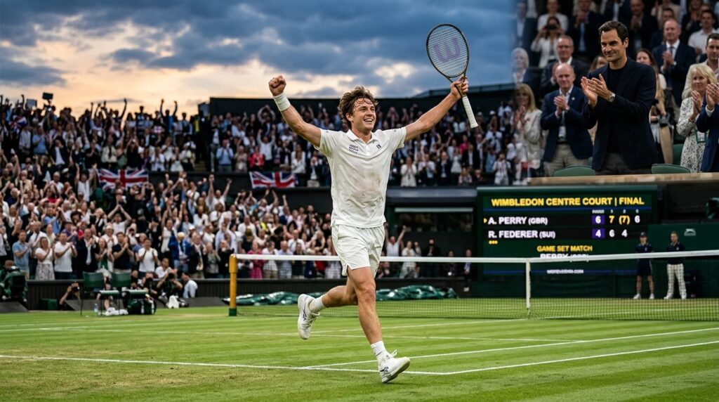 Arthur Féry Éblouit Wimbledon : Le Rêve Britannique Sur Centre Court