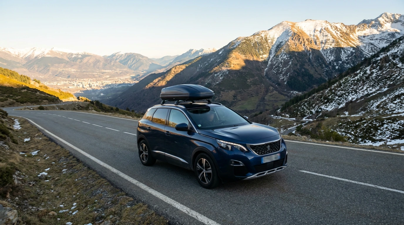 Sur la route d'Andorre-la-Vieille