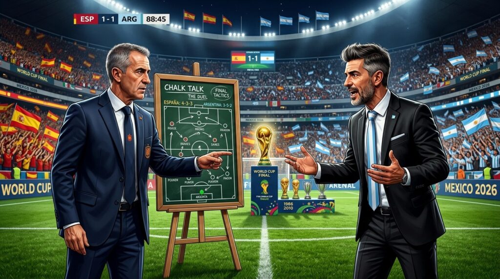 De Maître à Élève : De la Fuente et Scaloni en Finale de Coupe du Monde