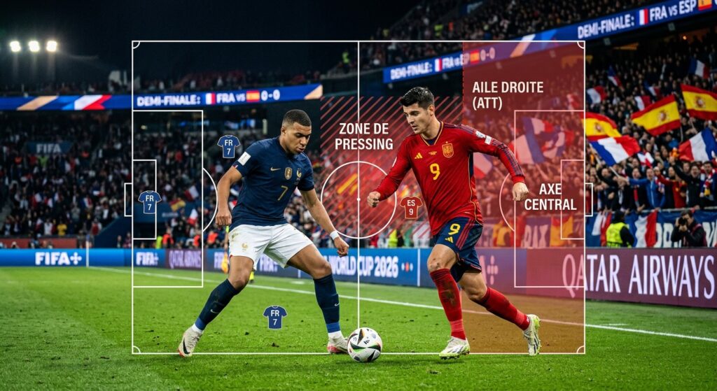 France Espagne Demi-Finale 2026 : 3 Zones Critiques pour les Bleus